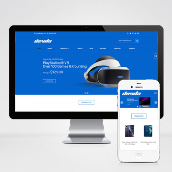 英文外贸数码电子产品展示网站模板下载